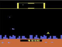 une photo d'Ã©cran de Defender sur Atari 2600